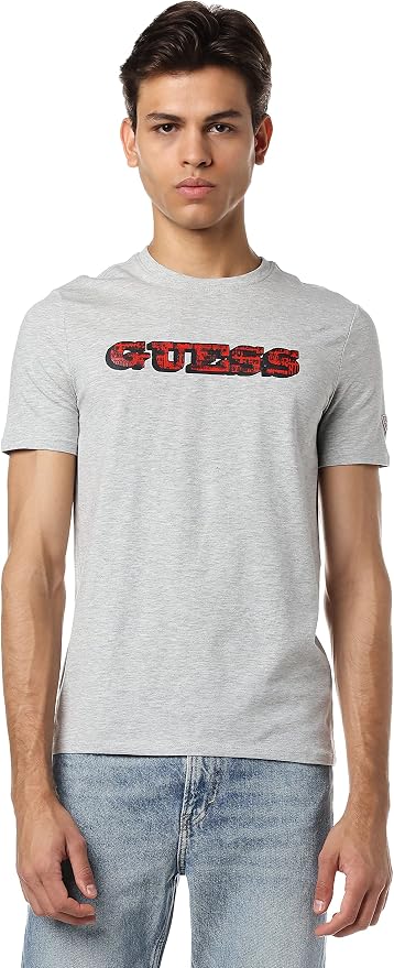 GUESS Men's FRONT LOGO T-Shirt