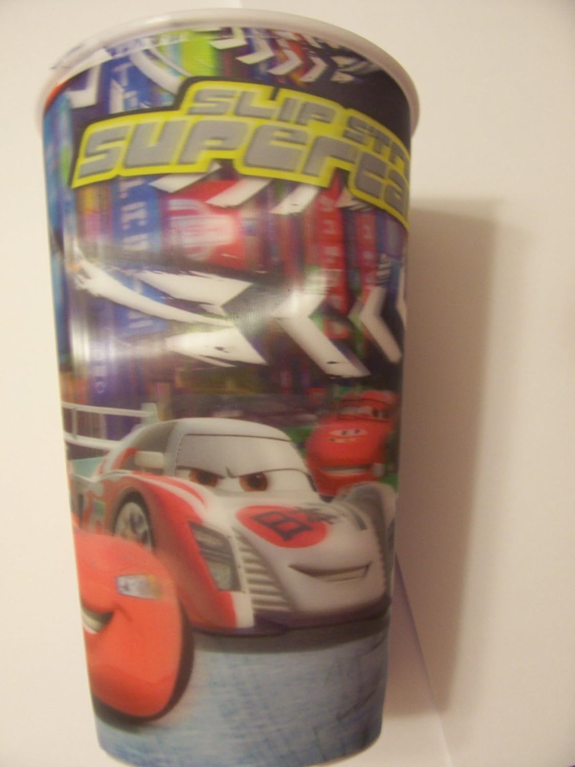 Disney Cars Tablesetting by Zak ~ Plate, Bowl, Lenticular Tumbler (Red with World Grand Prix)