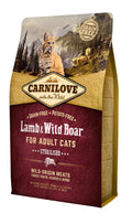 Carnilove Lamb & Wild Boar for Adult Cats, 2kg
