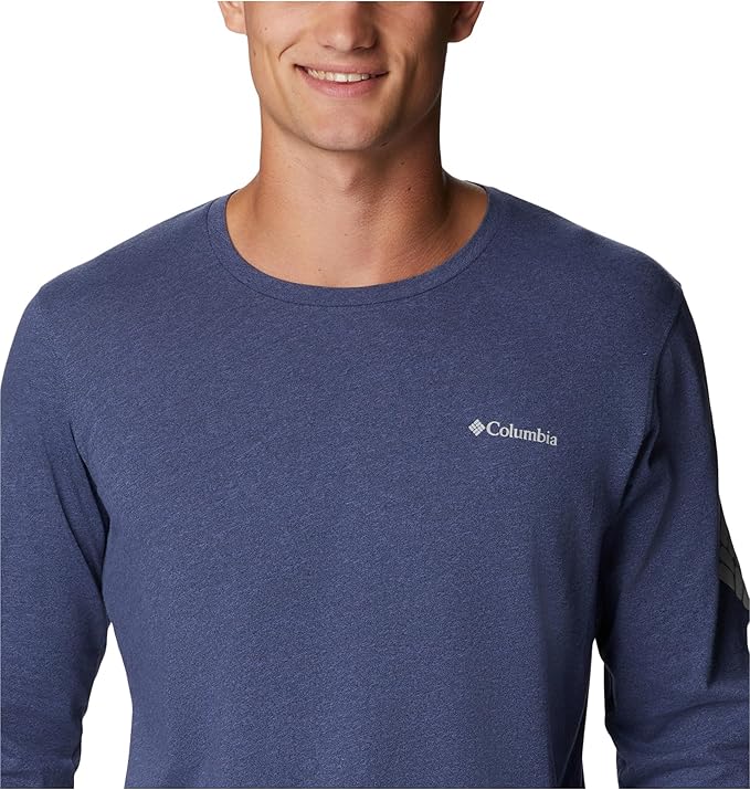 Columbia Men's Thistletown Hills Long Sleeve Dark Mountain Heather T-Shirt