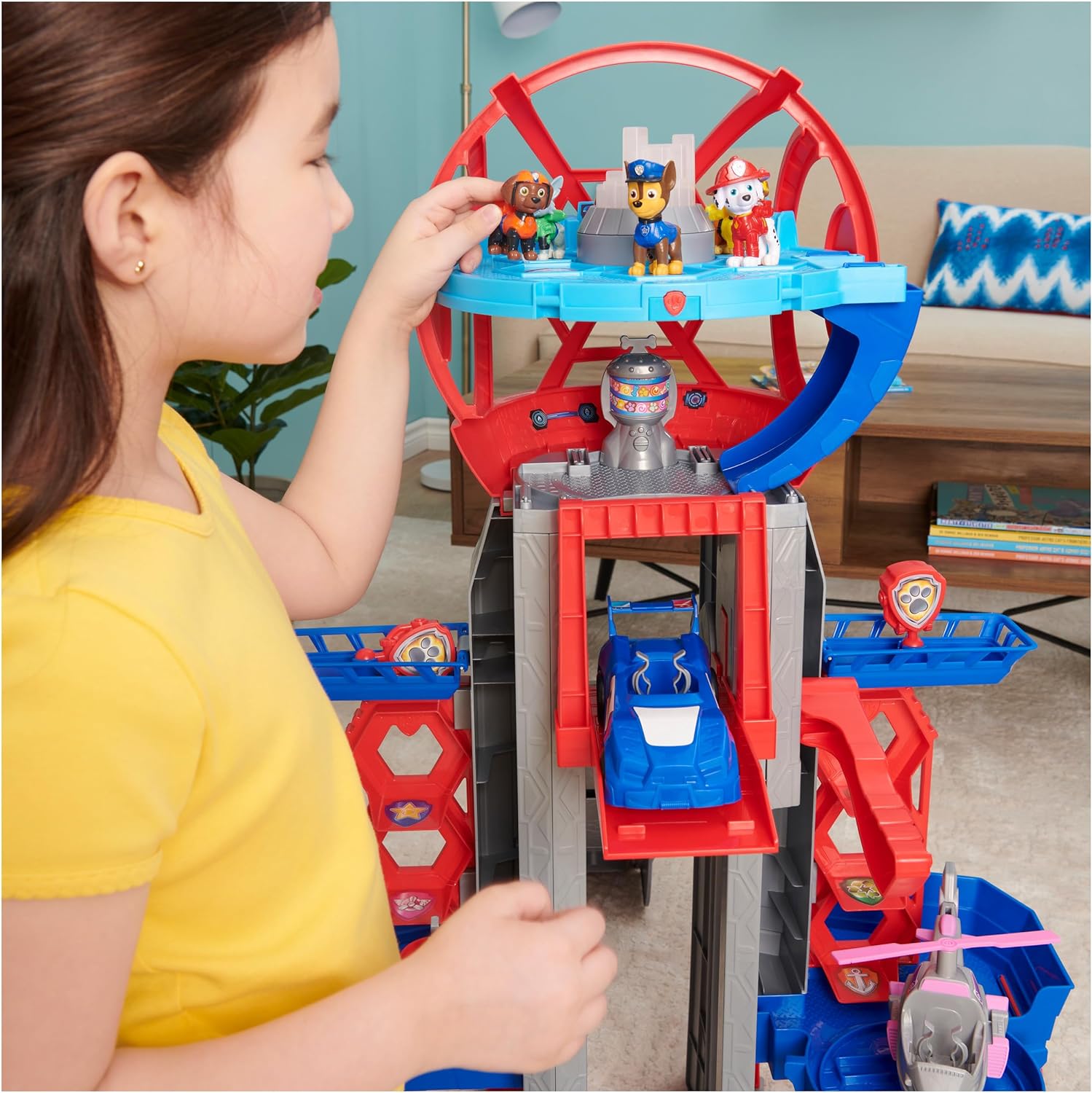 Paw Patrol Ultimate City Transforming Tower 3' with 6 Figures, Play Vehicle, Lights and Sounds for Kids Ages 3+ by Paw Patrol