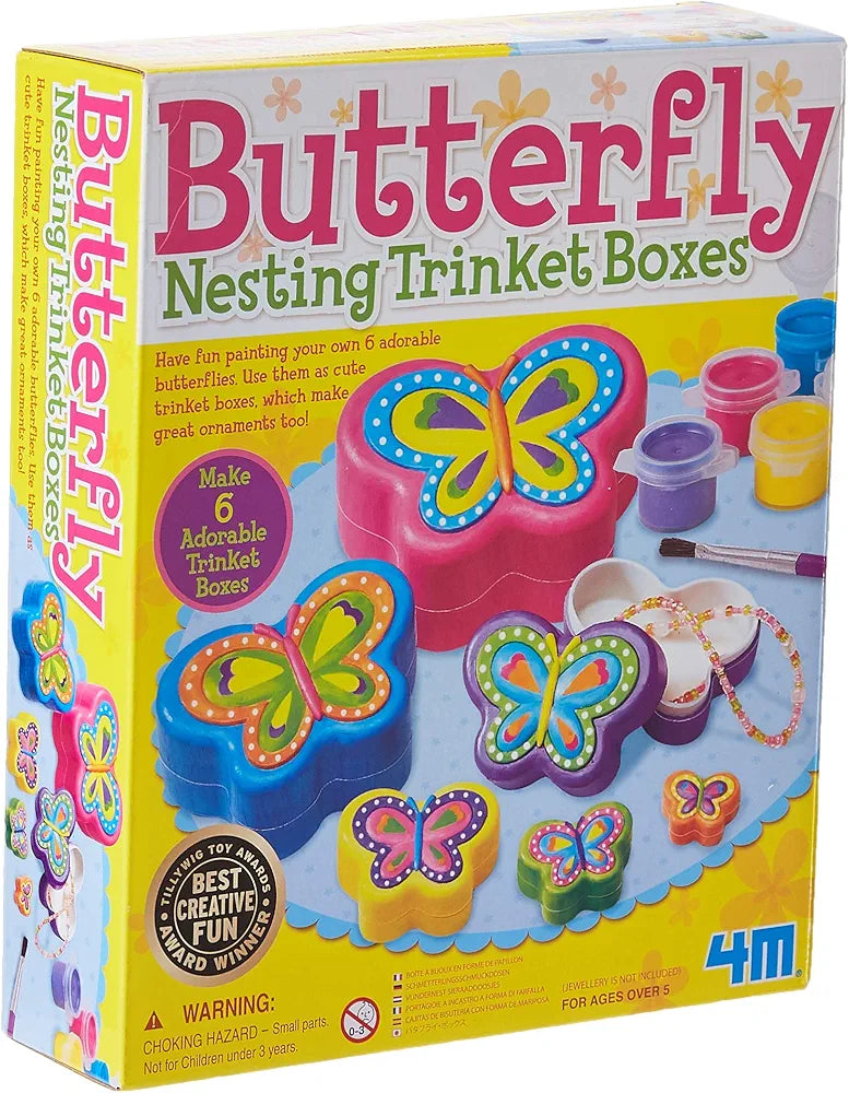 Butterfly Nesting Trinket Boxes 4m