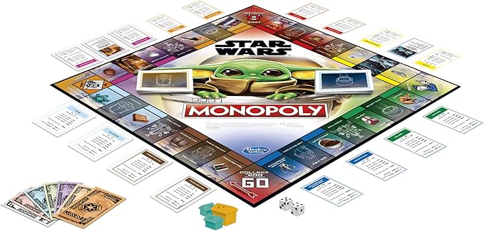 Monopoly: Star Wars The Child Edition Board Game for Families and Kids