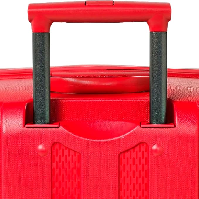 Sonada Heavy Duty UNBREAKABLE Luggage TSA Approved Unisex suitcase for travel, 4 Double Wheels, Anti Theft Double Zipper (Set of 3, Red)