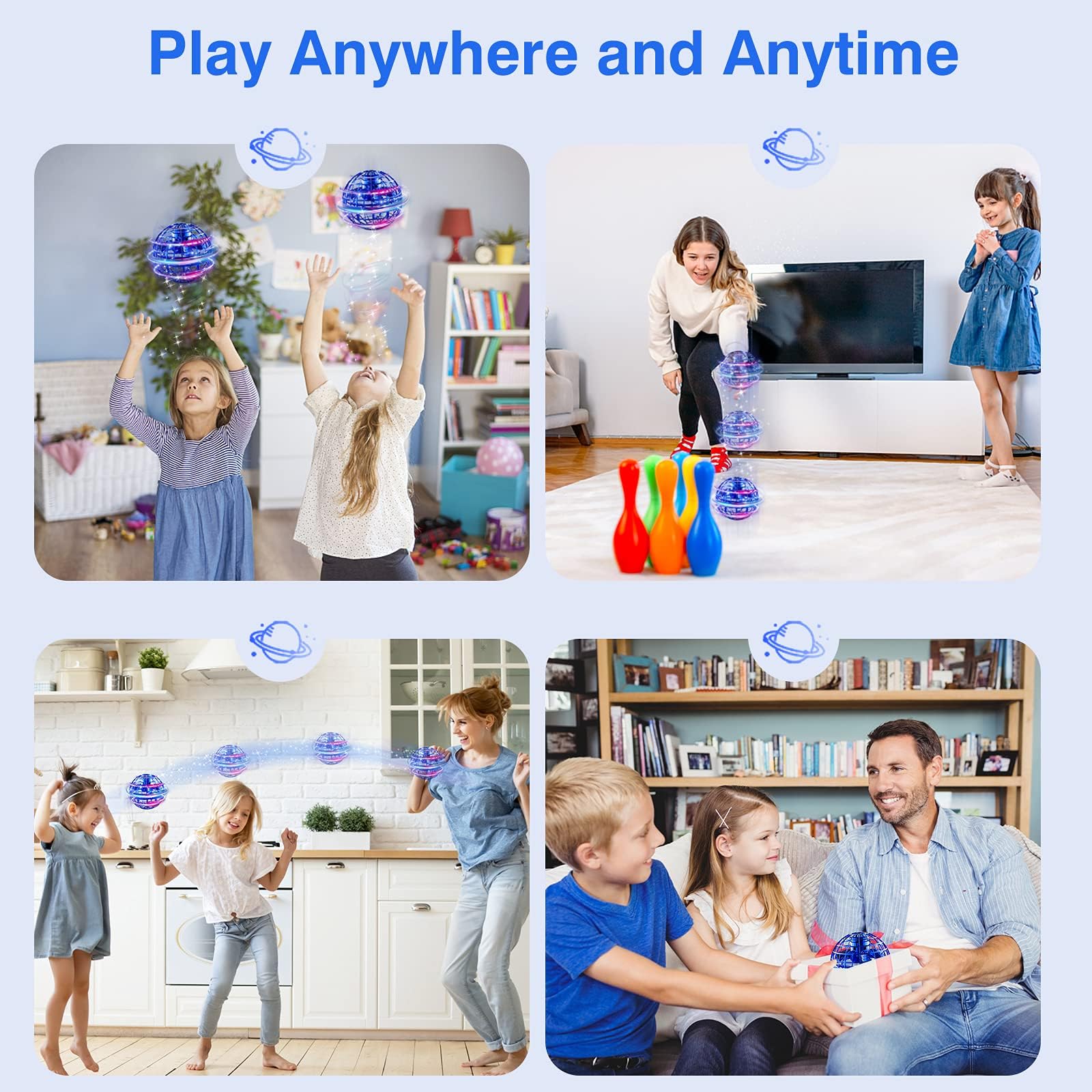 Flying Orb Ball, 2022 Upgraded Flying Ball Toy, Hand Controlled Boomerang Hover Ball, Flying Spinner with Endless Tricks, Cool Toys Gifts for 6 7 8 9 10+ Year Old Boys Girls Teens Indoor Outdoor Toys