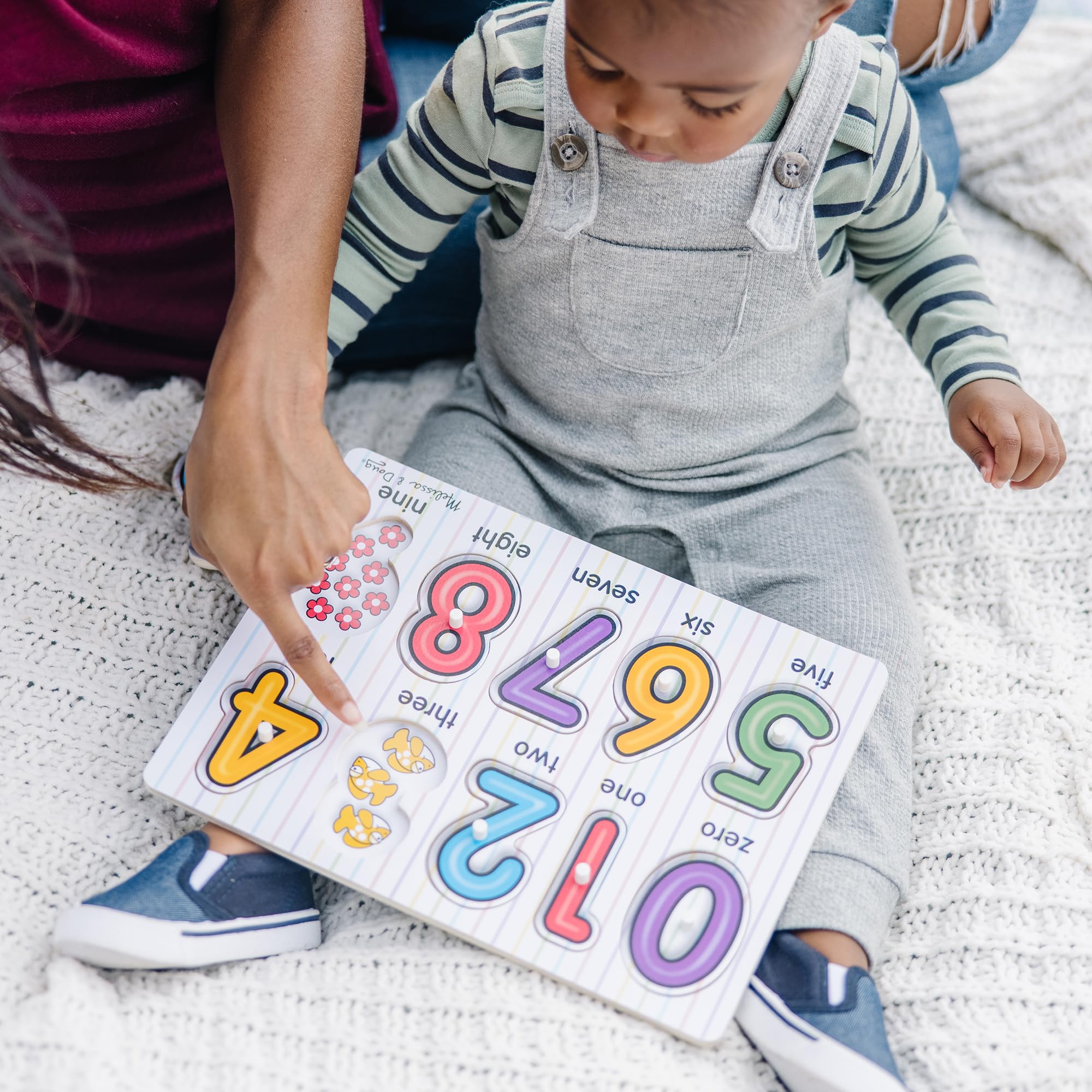 Melissa & Doug See-Inside Numbers Peg