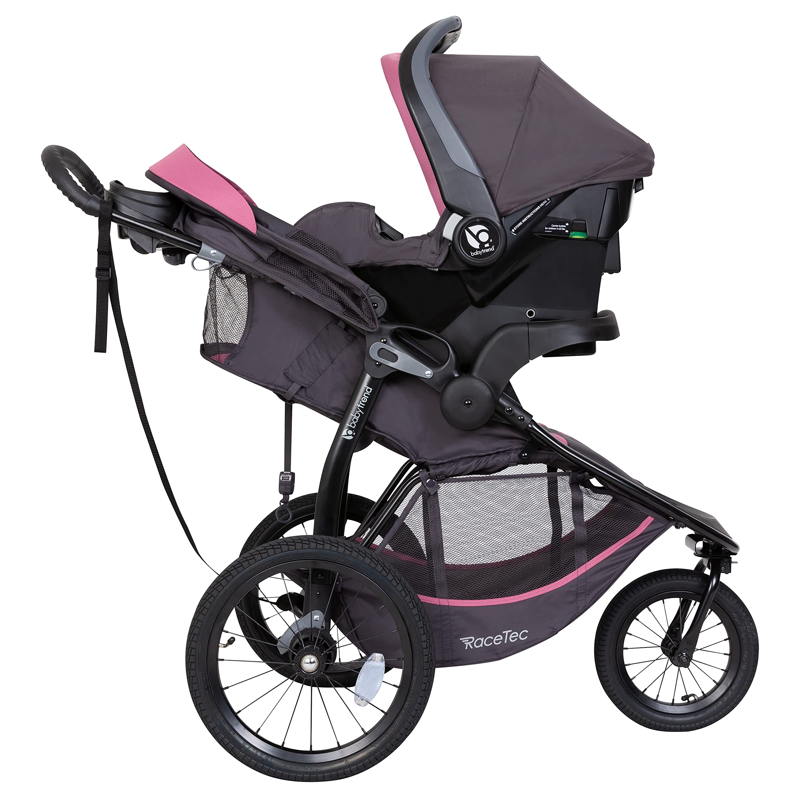 Baby Trend Expedition Race Tec Jogger Travel System with Ally Infant Car Seat, Ultra Cassis