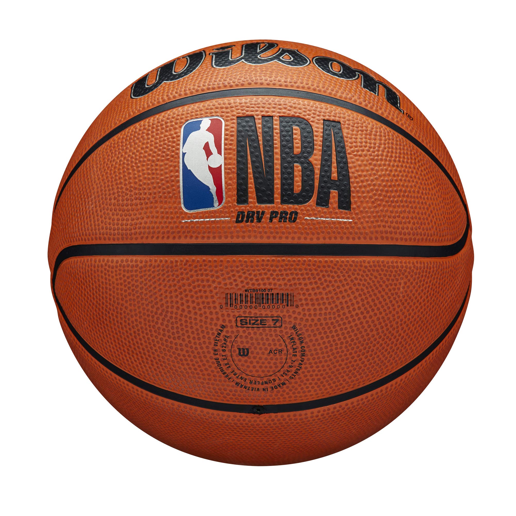 كرة سلة ويلسون NBA DRV Series - DRV Pro، بنية، مقاس 7 - 29.5 بوصة
