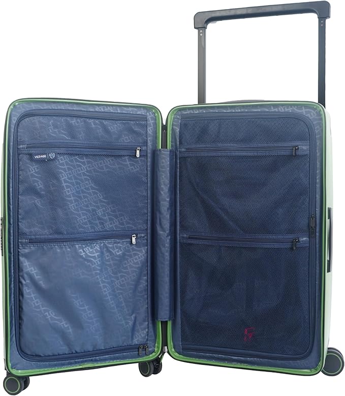 Verage Unbreakable Luggage Expandable Hardside Suitcase Large Green