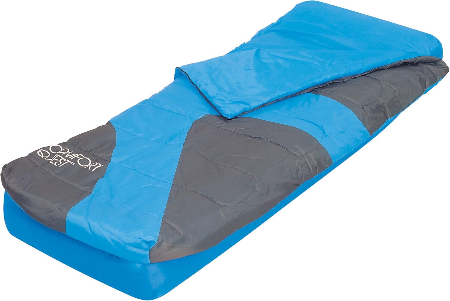 Bestway Comfort Quest Aslepa 67436 Single Air Mattress-Blue