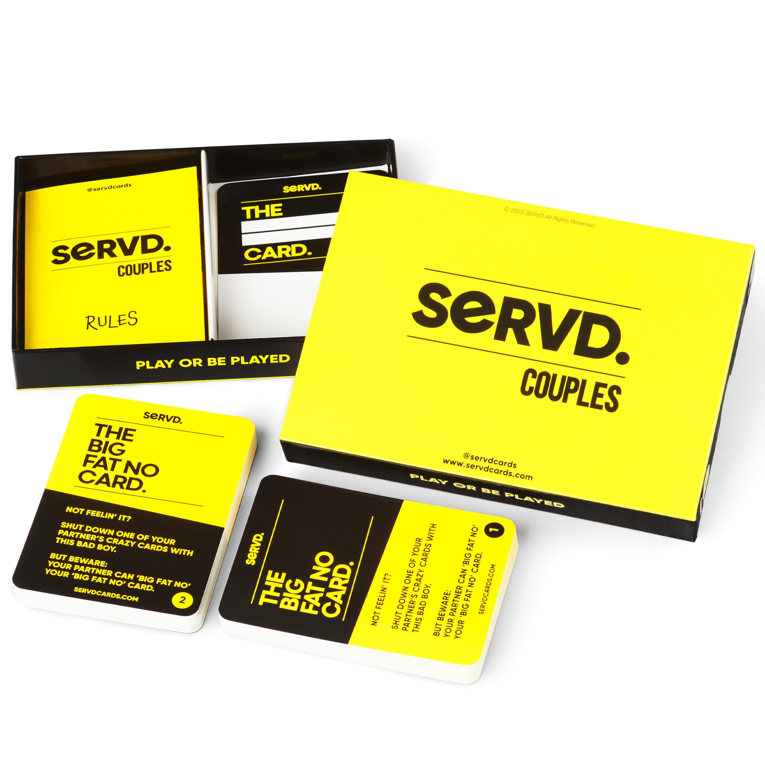 SERVD - Couples - The Hilarious Real-Life Couples Card Game | A Funny Couples Gift for Anniversary, Valentines Day, Christmas, Date Nights & More | Unique Couples Strategy Game