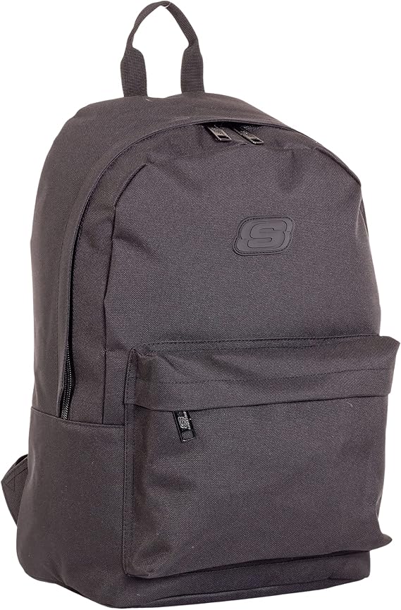 Skechers Men's and Women's Weekend Backpack, Casual Travel Backpack, One Size, Black, Black, Onesize