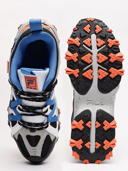 FILA Excursion Elastic Lace Trail Running Outdoor Shoes Trainers Mens (1JM01692-018)