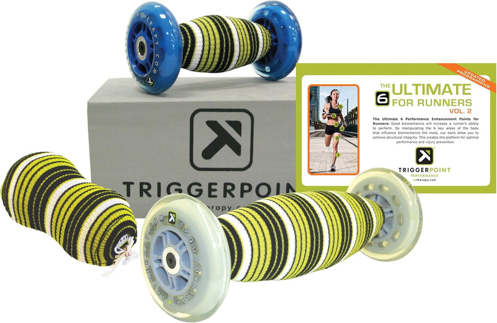 مجموعة Trigger Point Performance Ultimate 6 لتدليك كامل الجسم وإطلاق العضلات اللفافية والتدليك العميق للأنسجة مع دليل المستخدم وقرص DVD