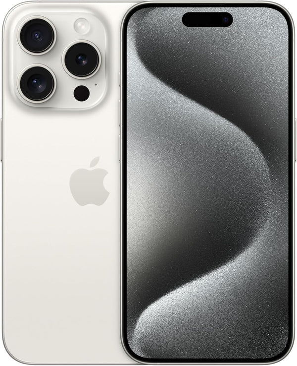 Apple iPhone 15 Pro Smartphone White Titanium