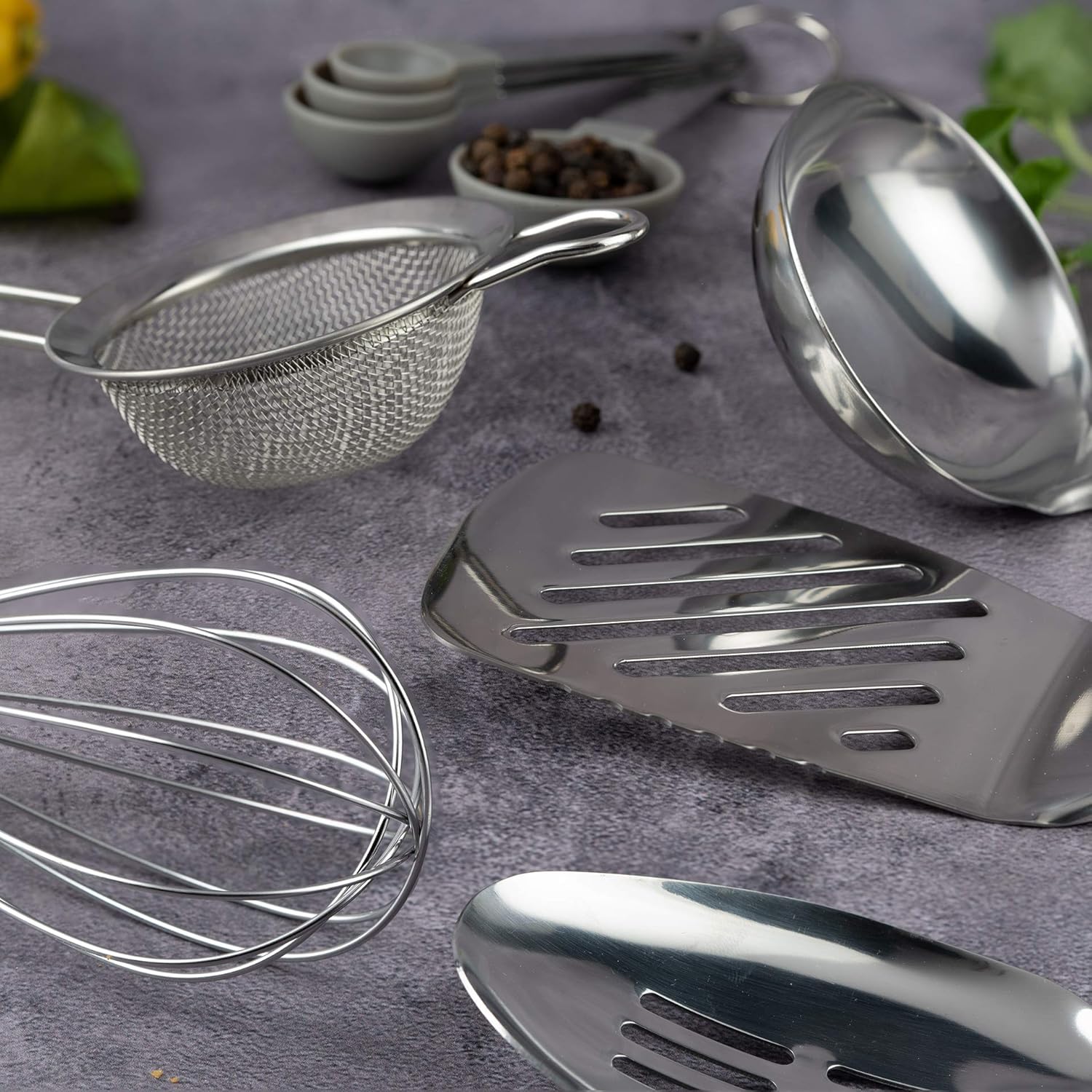 Insiya 27-Pieces Stainless Steel Kitchen Tools Set Silver, Insiya SS27, SV33