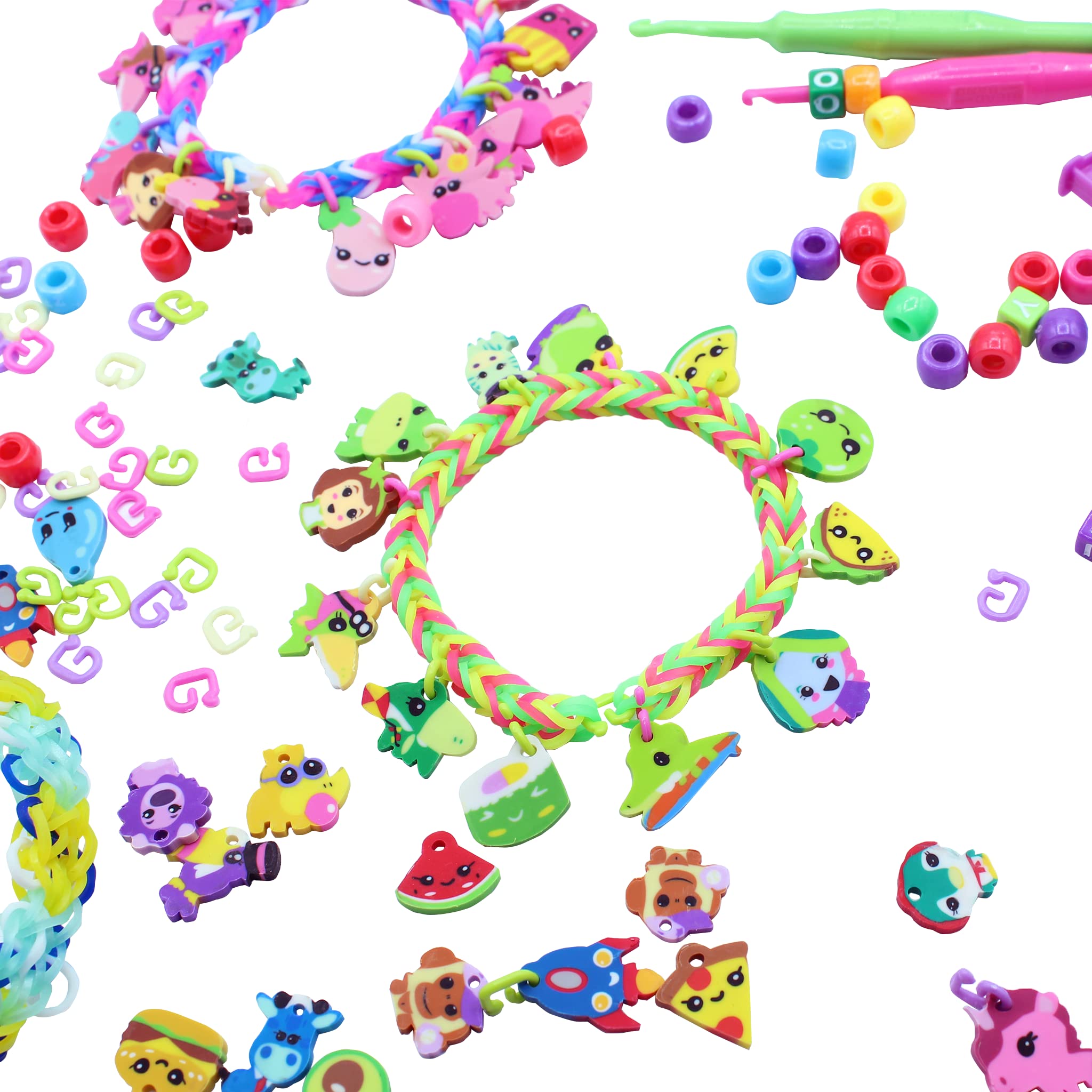 Rainbow Loom® Loomi-Pals™ MEGA Set, Features 60 CUTE Assorted LP Charms, The NEW RL2.0, Happy Looms, Hooks, Alpha & Pony Beads, 5600 Colorful Bands all in a Carrying Case for Boys and Girls 7+