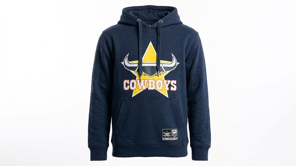 NRL Supporter Hoodie for kids cowboys