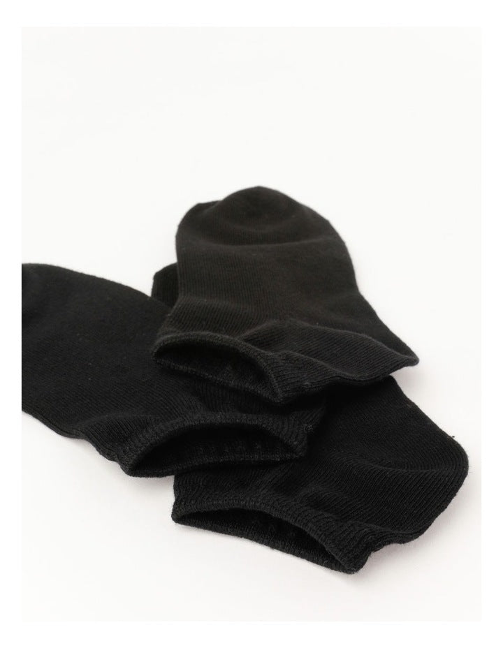 Milkshake Low Cut Socks Black 3 Pack