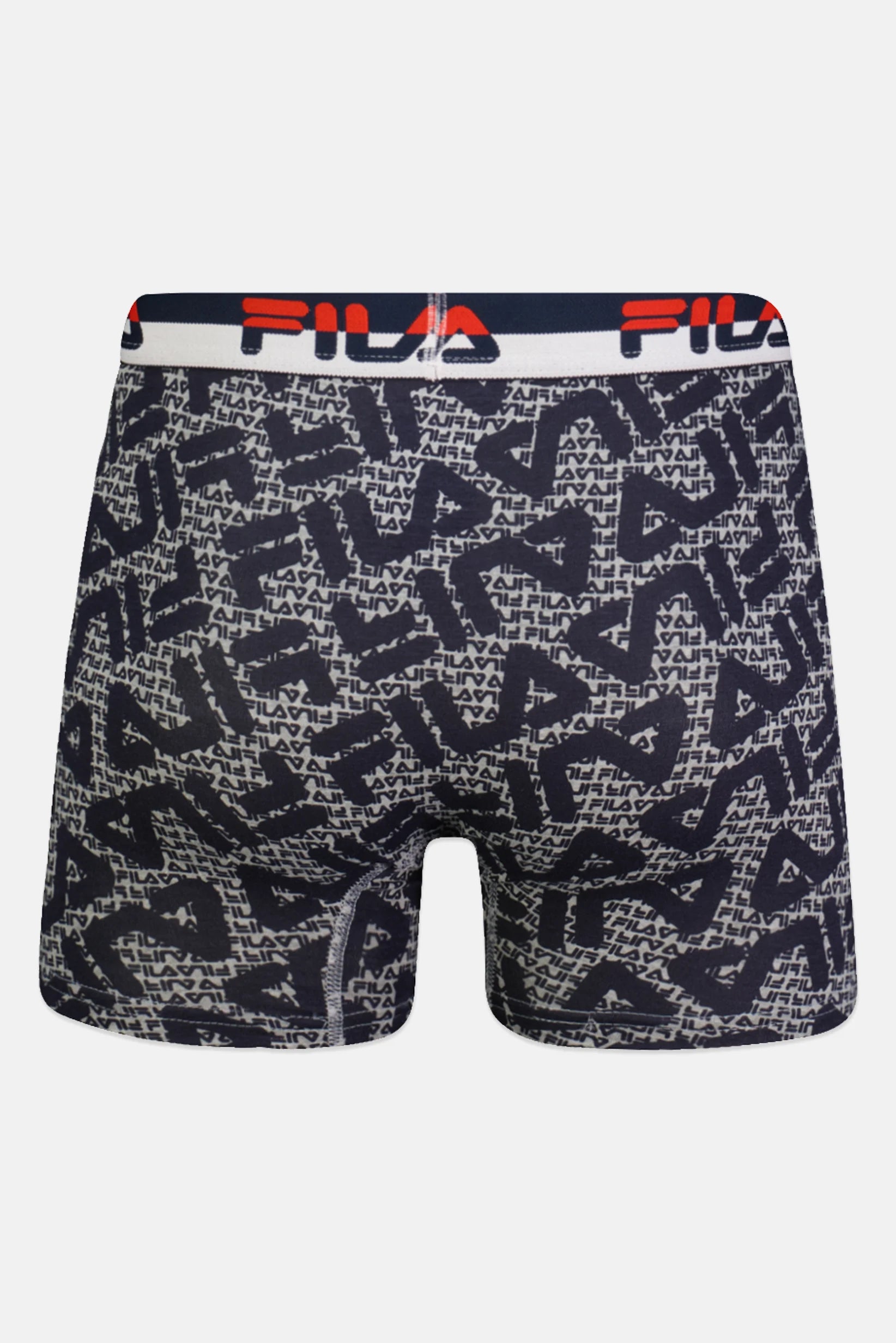 Fila Men 4 Pieces Brand Logo Stretchable Boxer Brief, Multicolor