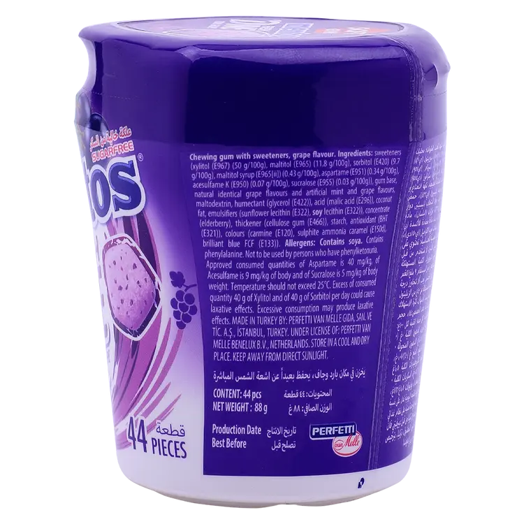 Mentos Fresh Peppermint Dive Gum Grape 88 Gram