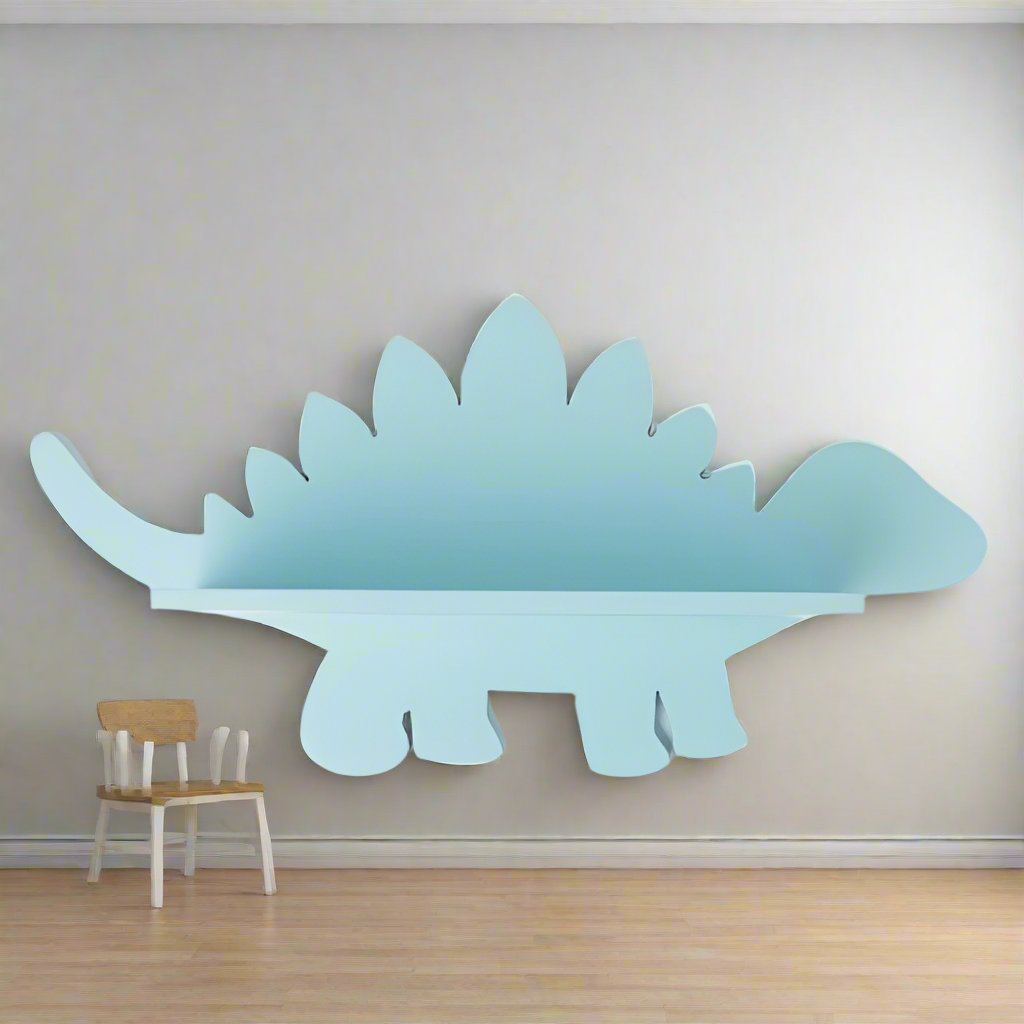 Premium Product Milkshake Dino Kids Wall Shelf 61 x 14x 30cm in Blue