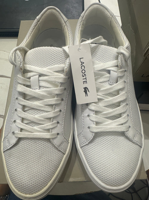 Classic white sneakers