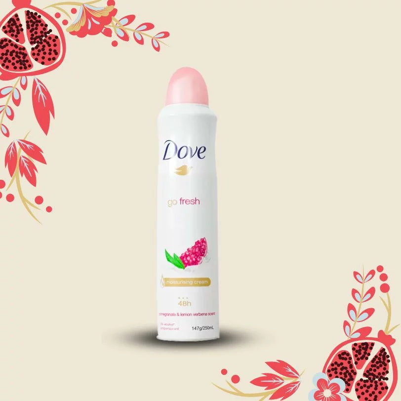 Dove Go Fresh Pomegranate & Lemon Verbena Scent Deodorant 250ml