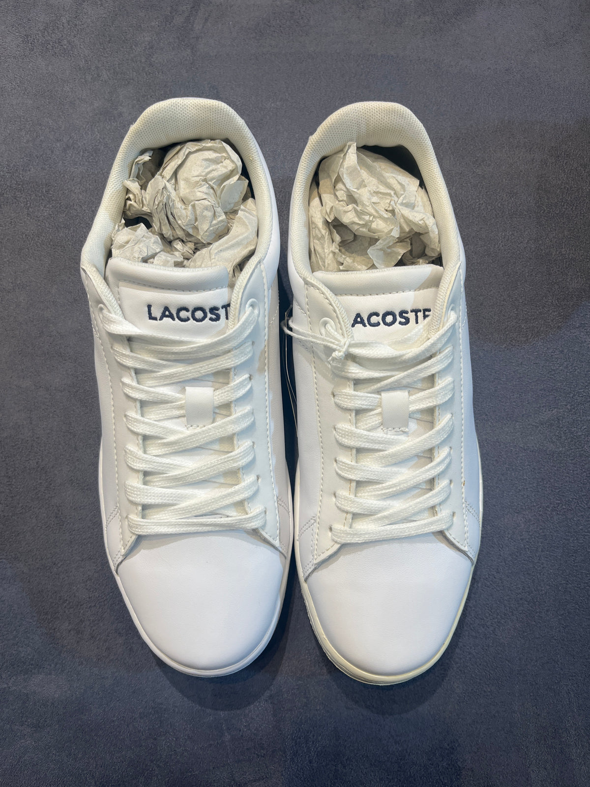 Lacoste Men's Carnaby Pro Leather Low-Top Sneakers - White