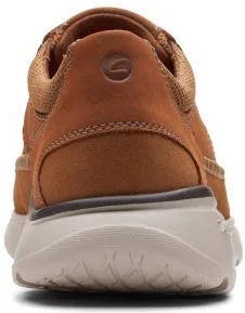 Clarks Gaskill Lace Tan Nubuck Casuals For Men Brown shoes