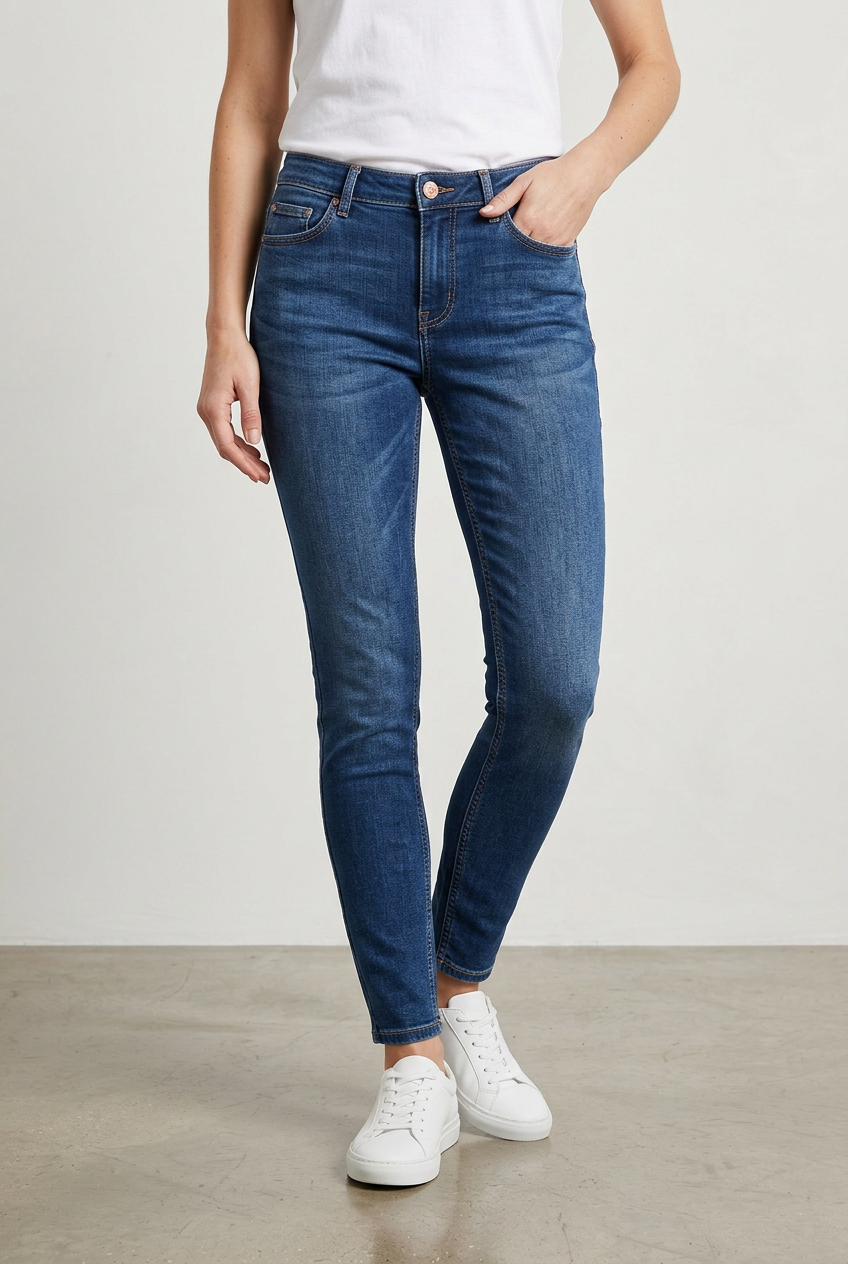 Guess 1981 High-Waist Skinny Jeans (Style W0YA46-D4484)