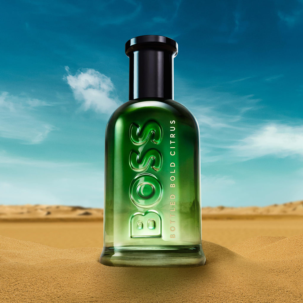 BOSS Bottled Bold Citrus ماء عطر - عطر رجالي حمضي خشبي - روائح الليمون والجريب فروت ونجيل الهند - كولونيا تدوم طويلاً 50 مل (1.6 أونصة)