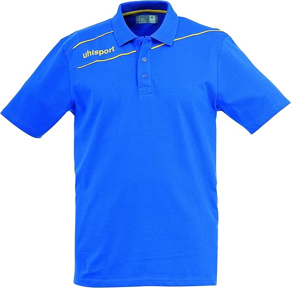 uhlsport 3.0 Stream Polo Shirt Blue - Yellow