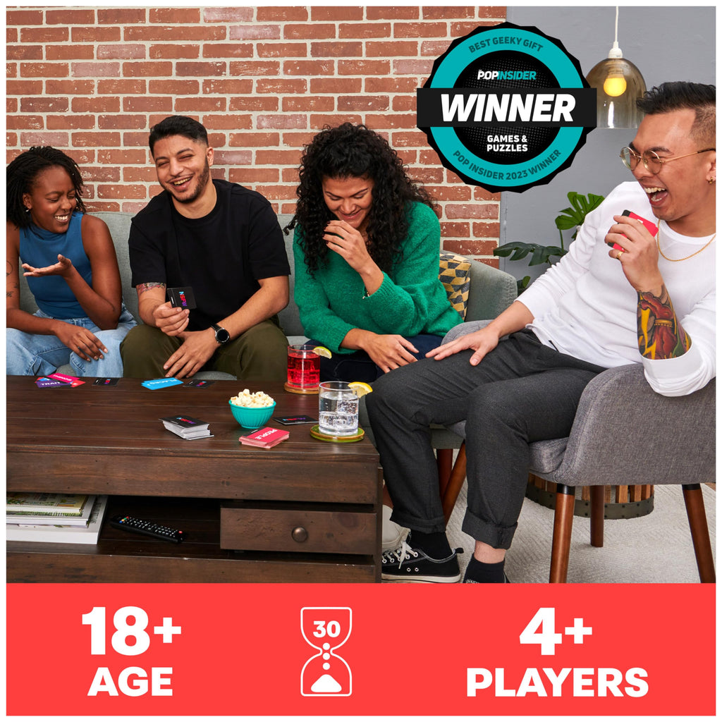 Spin Master Games Tell Me Without Tell Me - الاتجاه الفيروسي، والآن لعبة حفلات مرحة لحفلات توديع العزوبية والجامعة وأعياد الميلاد والمزيد، للبالغين من سن 18 عامًا فما فوق