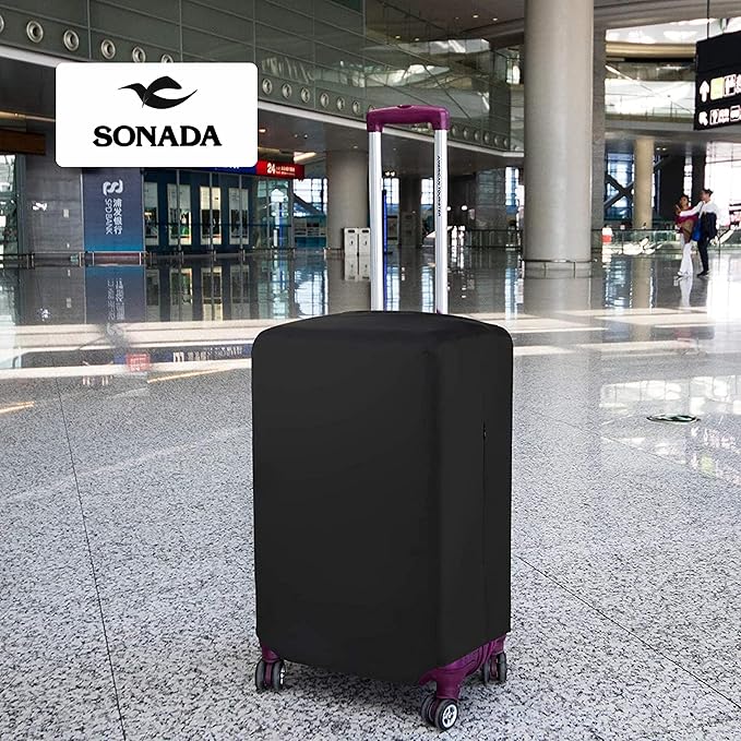 Sonada Spandex Anti-Scratch Luggage Cover, Protective Washable Travel Suitcase Cover