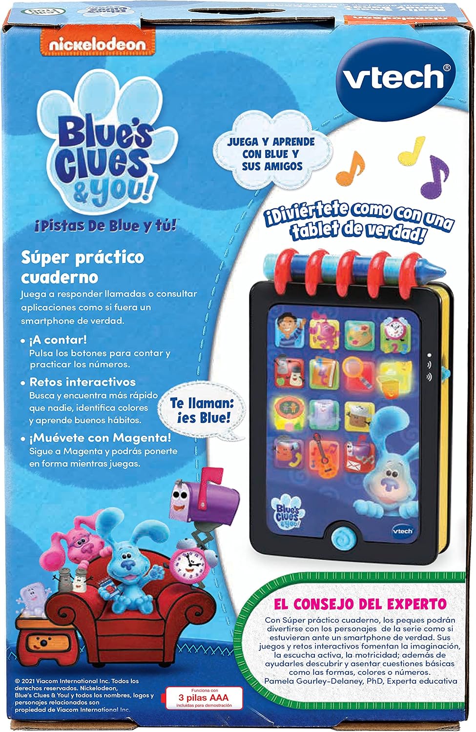 VTech - Blue's Clues Note Book Notebook, Color (3480-610722)