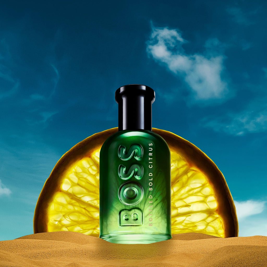 BOSS Bottled Bold Citrus ماء عطر - عطر رجالي حمضي خشبي - روائح الليمون والجريب فروت ونجيل الهند - كولونيا تدوم طويلاً 50 مل (1.6 أونصة)