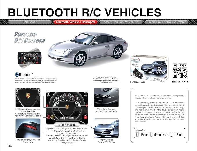 Silverlit Bluetooth RC Porsche for iPod/iPhone/iPad