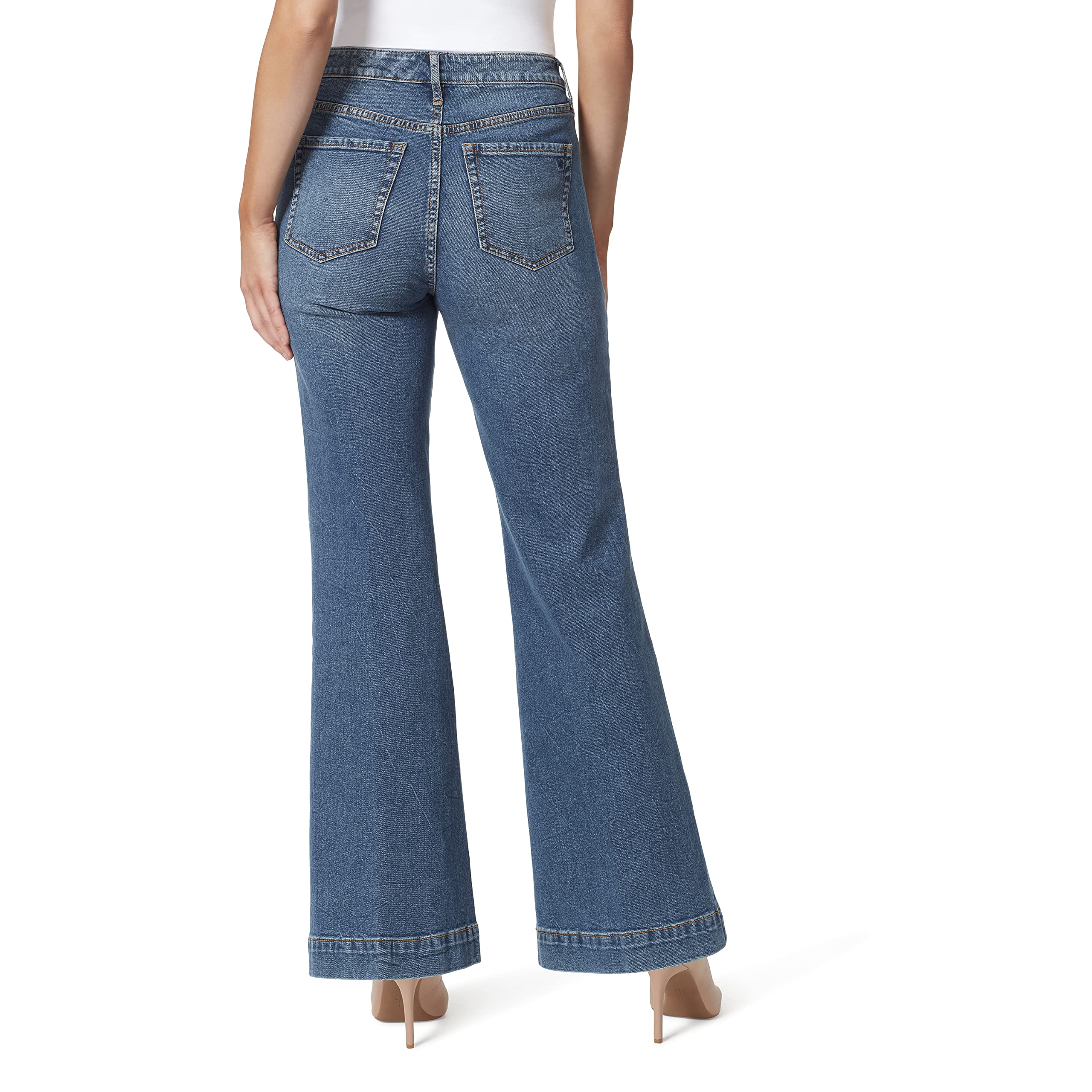 Size 12/31 - Jessica Simpson Women's True Love Trouser Wide Leg Jean, Sia