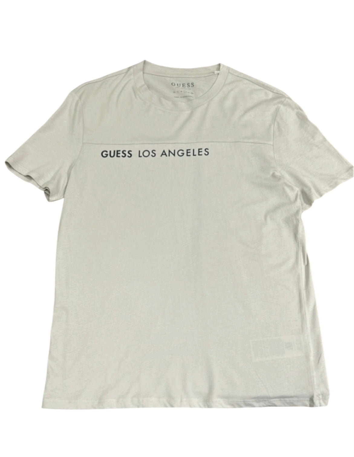 Guess Los Angeles Men’s Beige Cotton T-Shirt