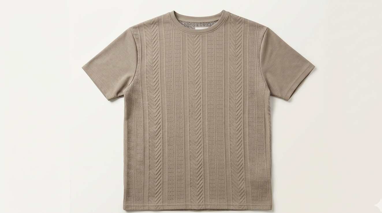 Denim & Flower Brown Mens Shirt