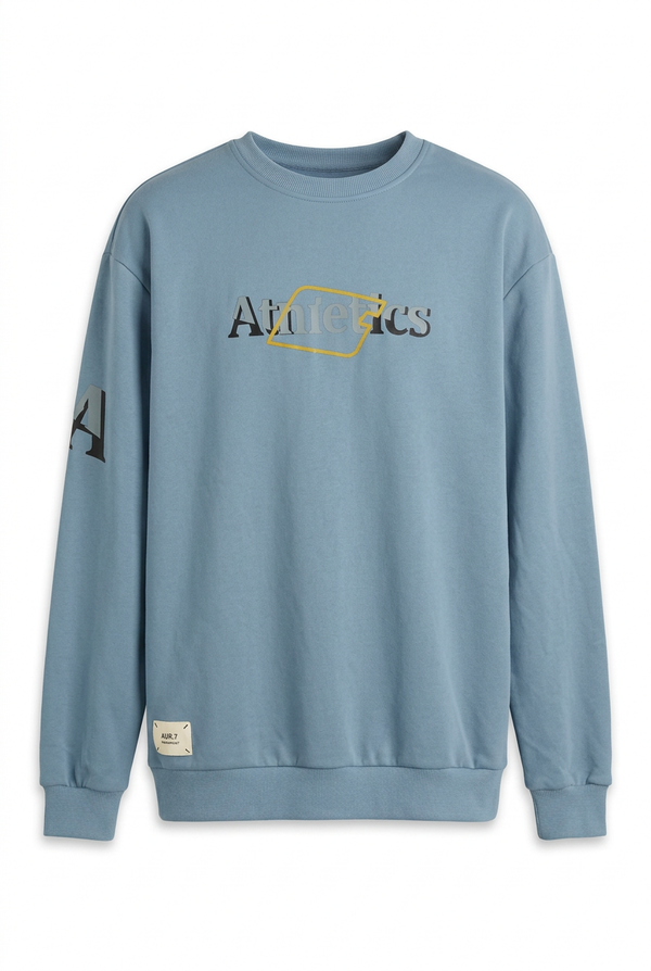 Momento Men's Casual Crewneck Athletics Sweatshirt (Style JL4587)