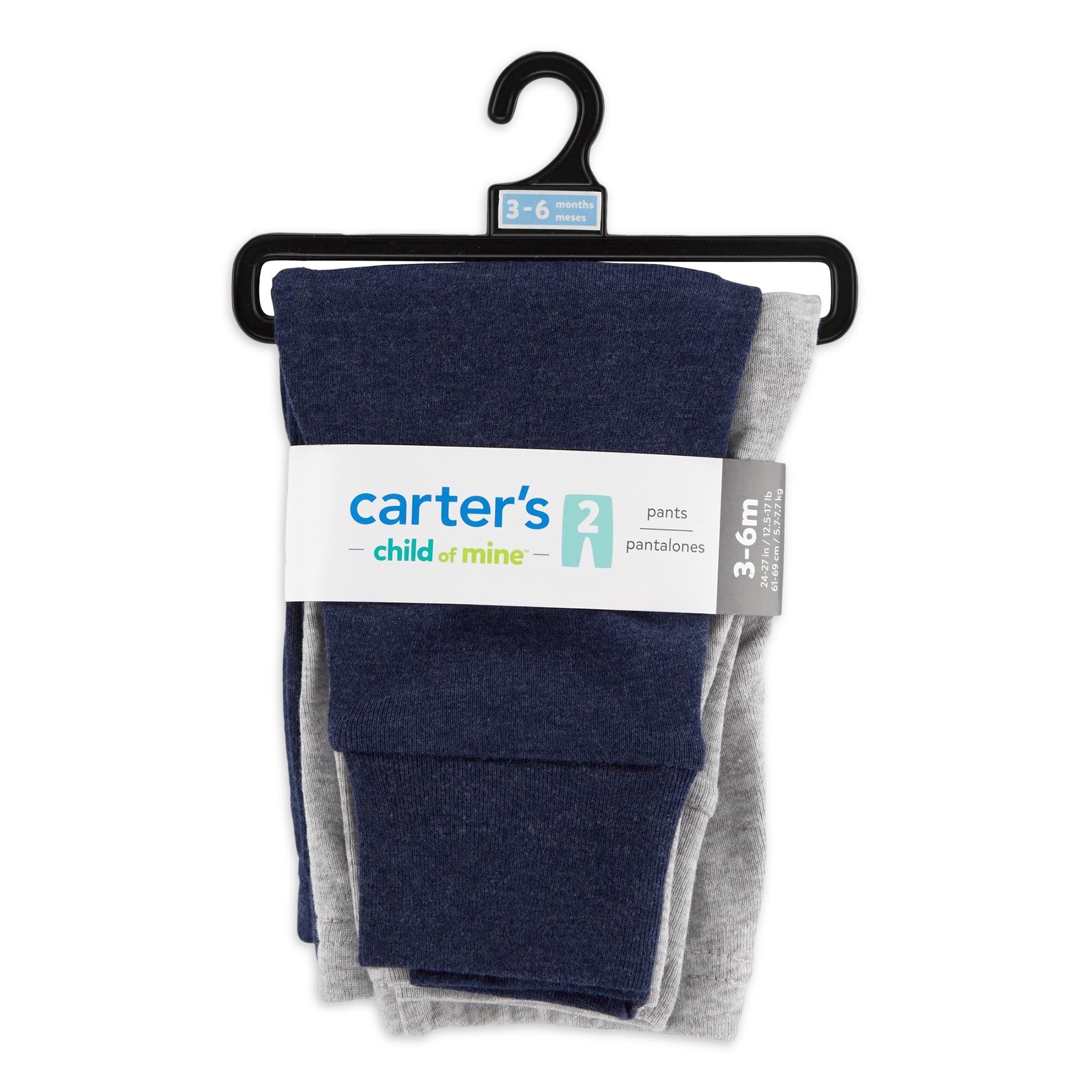 SIZE: 12M - Carter's Child of Mine Baby Boy Pants, 2-Pack, Sizes Preemie-12 Months