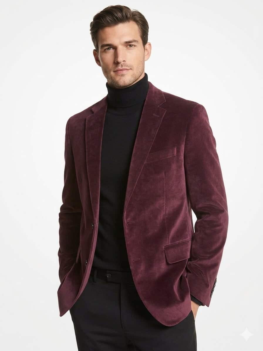 MICHAEL KORS MAROON BLAZER FOR MEN