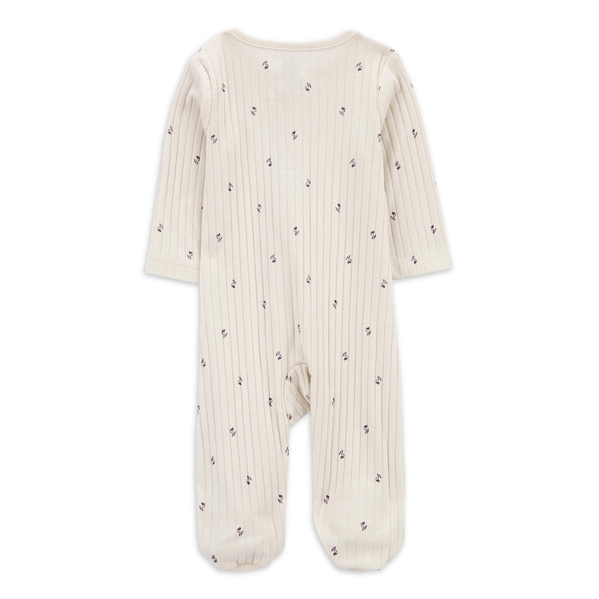 SIZE: 0M - Carter's Child of Mine Baby Girl Sleep N Play, One-Piece, Sizes Preemie