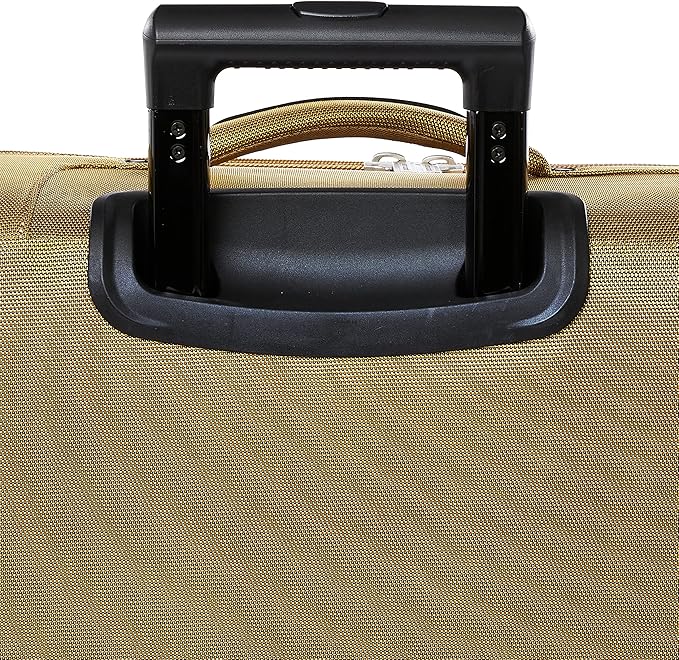 Pierre Cardin Premium Luggage With TSA LOCK, 4 wheels (Checked Luggage 32-Inch, Champagne)