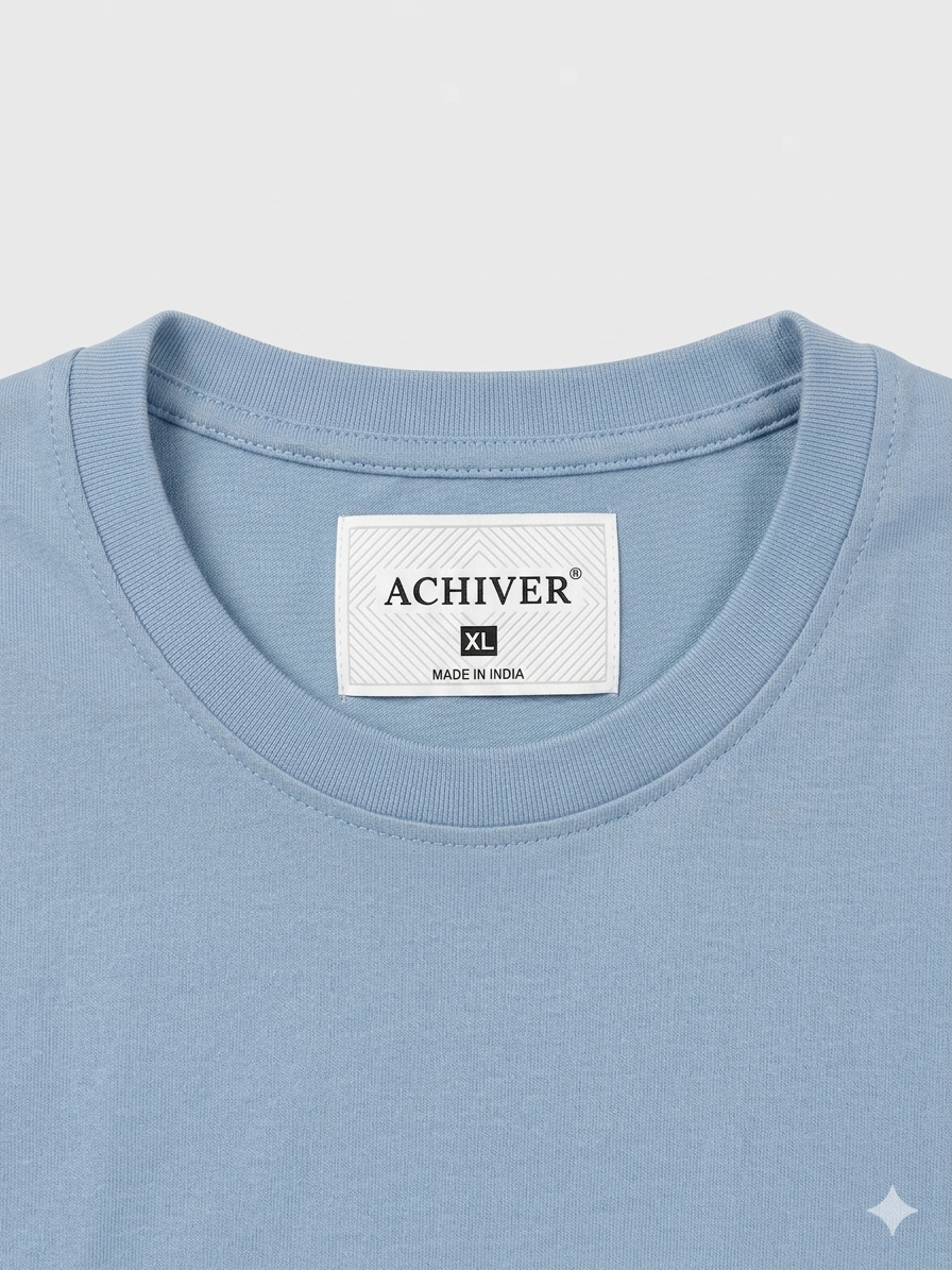 ACHIVER LIGHT BLUE PRINTED T-SHIRT MEN
