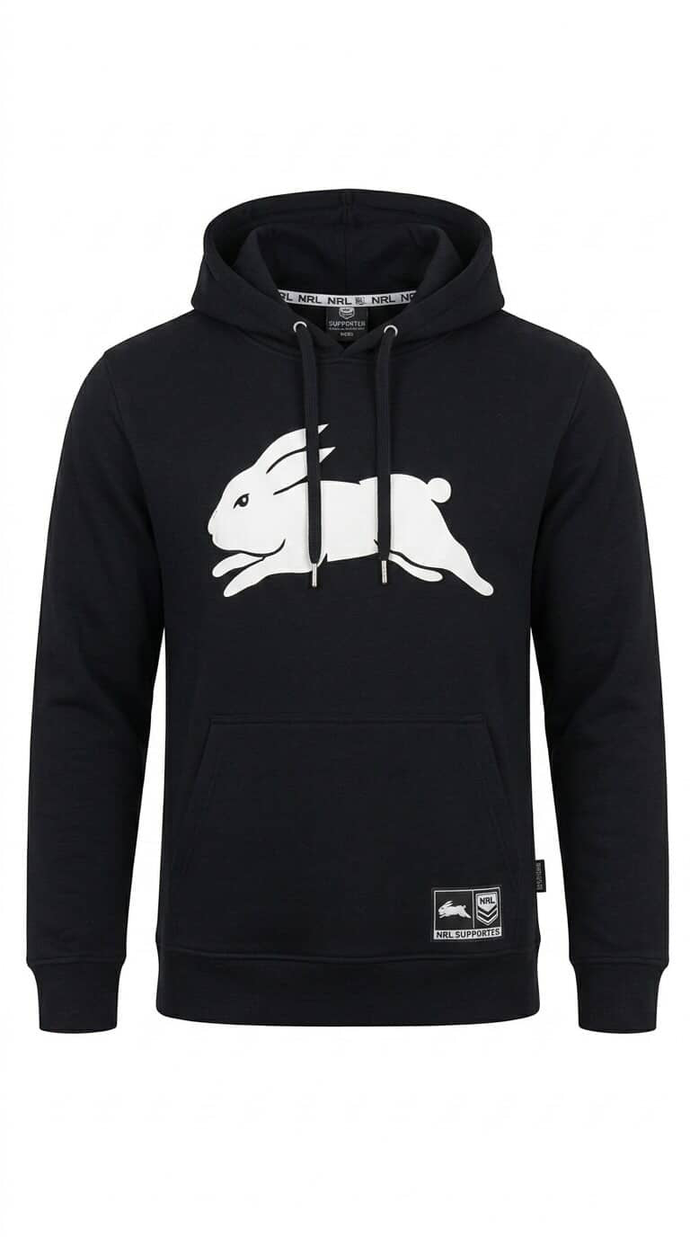 NRL BUNNY BLACK HOODIE FOR MEN
