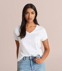 GSTAR WHITW CREW NECK WOMEN TSHIRT