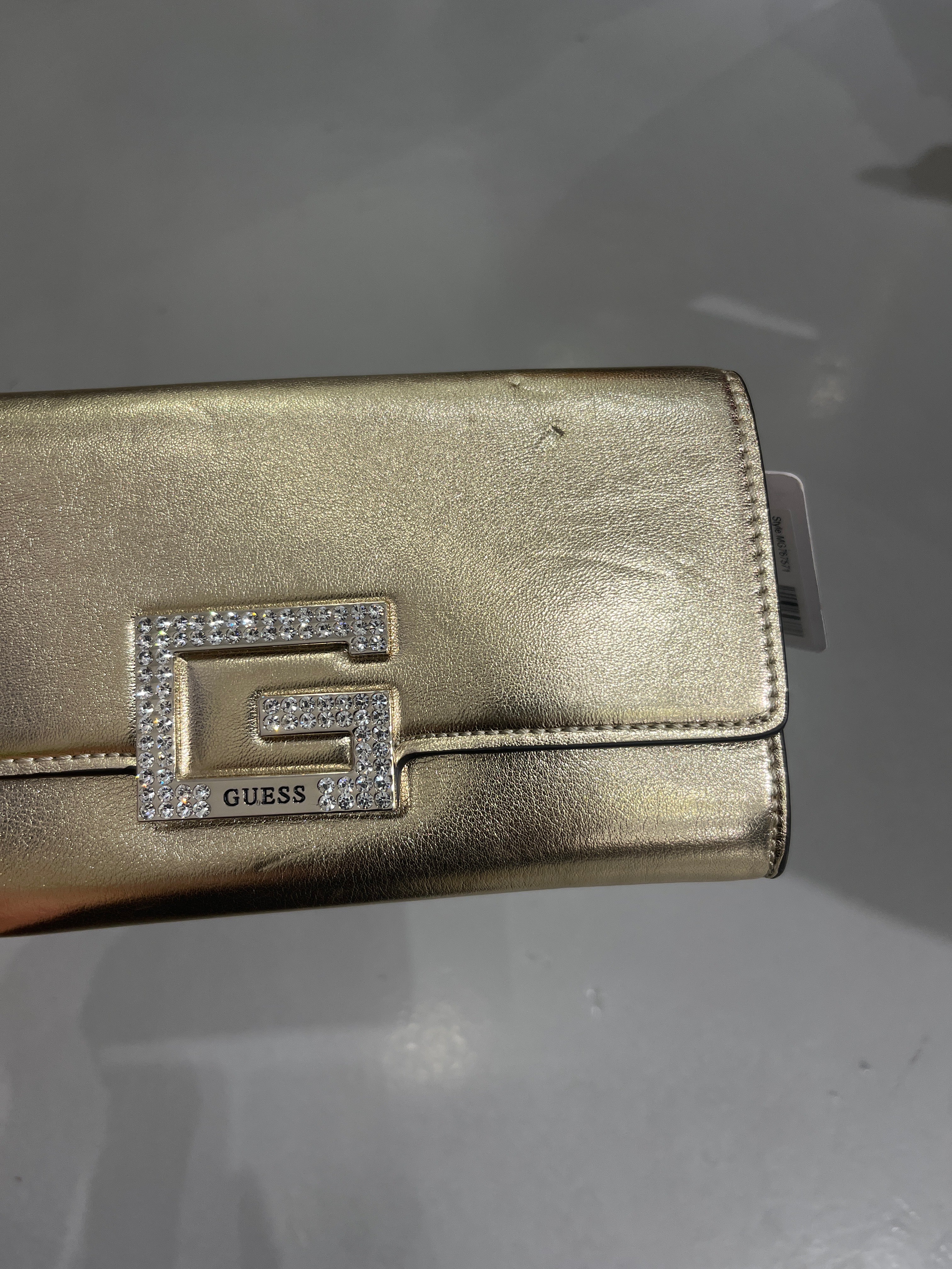 حقيبة كلاتش GUESS WOMENS DAZZLE - ذهبي MG767571